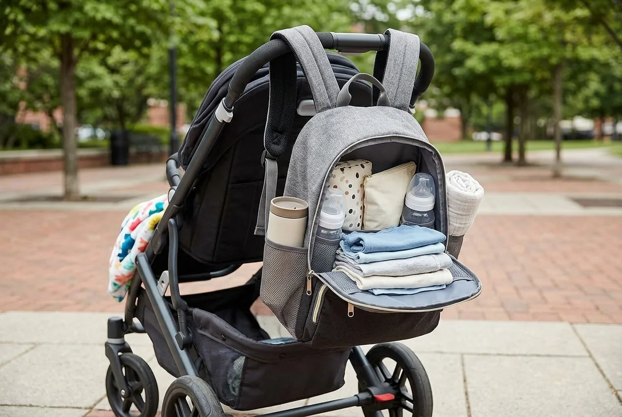 Expandable Diaper Backpack - Image 3