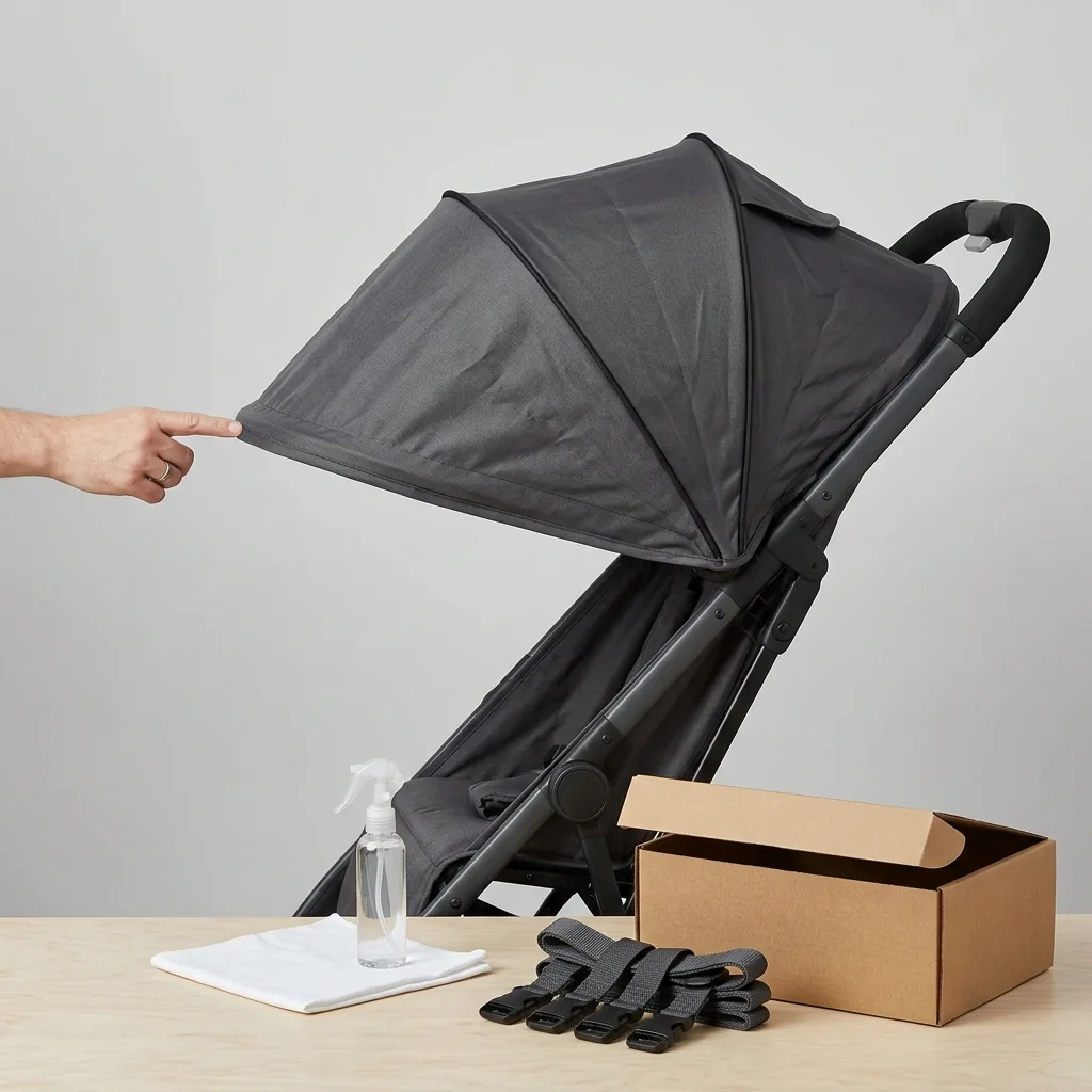 UV Stroller Sun Canopy - Image 4